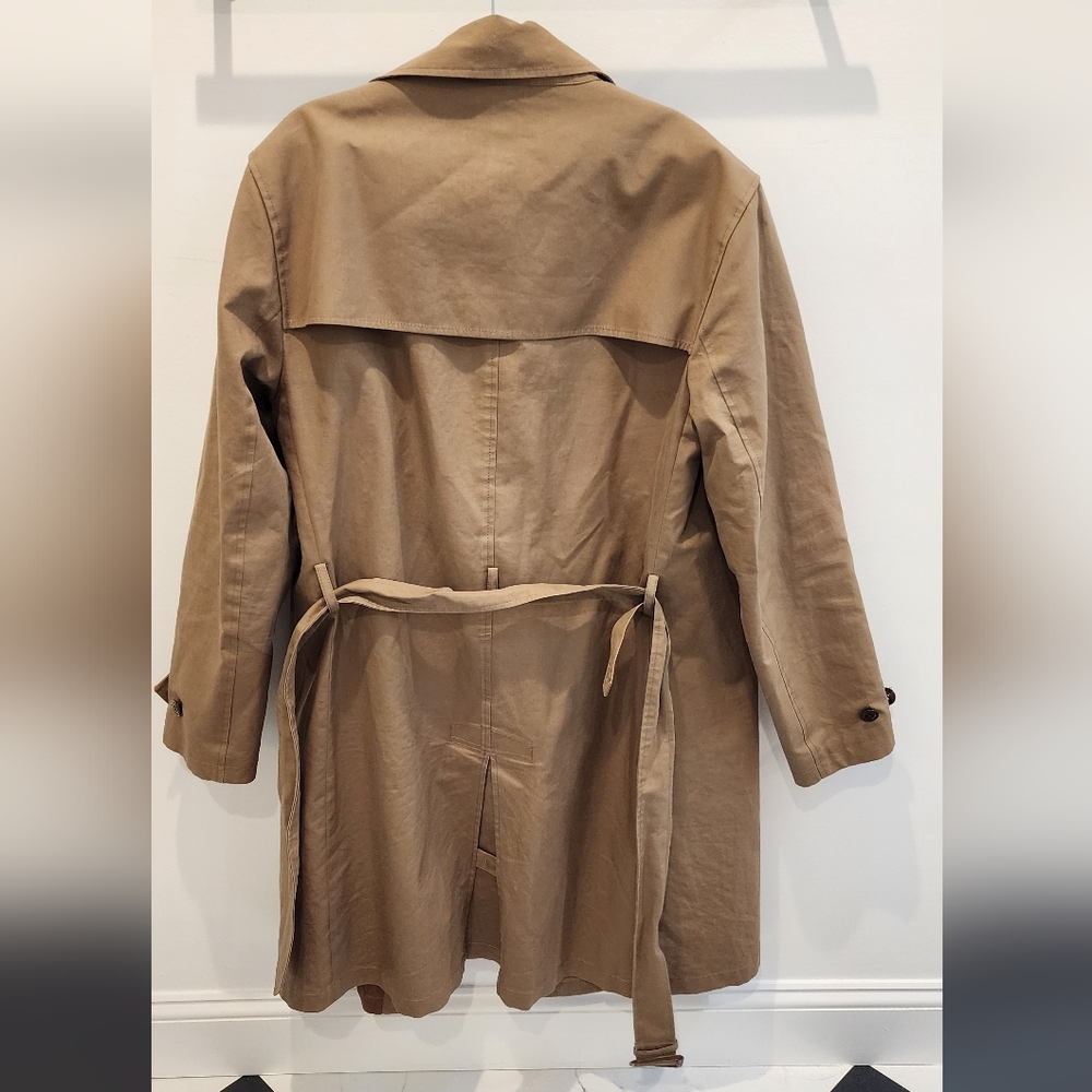 J Crew Mens Large Trenchcoat - Picture 3 of 6